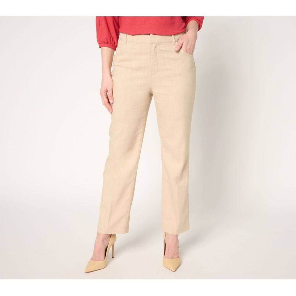 SUNNYLiFE Women's Pants Sz 14 Twill Ankle Pant Brown A693056